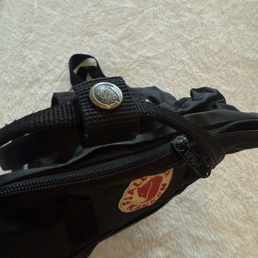 Fjallraven Kanken Backpack Black Tote Bag Travel Casual School Back Pack
